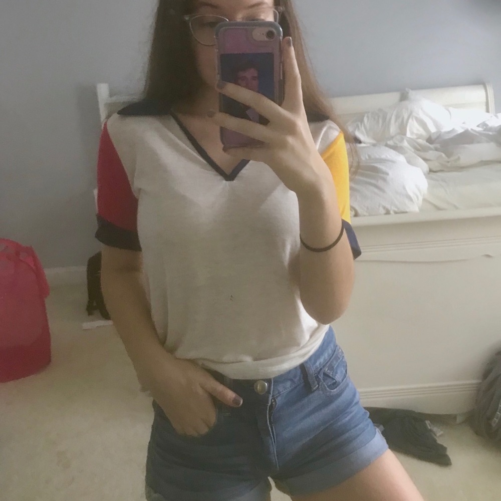 colorblock soft polo